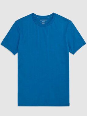 Mack Weldon Pima Crew Neck T-Shirt - Cerulean - Large - Never Worn